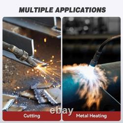 Oxy Acetylene Cutting Torch, Medium Duty CA1350 Cutting Welding Torch with Ch