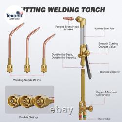Oxy Acetylene Cutting Torch, Medium Duty CA1350 Cutting Welding Torch with Check