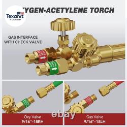 Oxy Acetylene Cutting Torch, Medium Duty CA1350 Cutting Welding Torch with Check