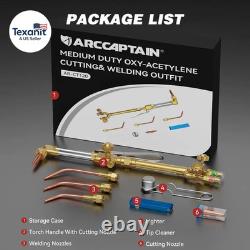Oxy Acetylene Cutting Torch, Medium Duty CA1350 Cutting Welding Torch with Check