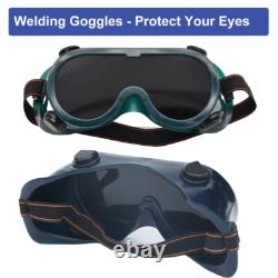 Oxy-Acetylene Gas Cutting Torch Regulator Welding Kit 50' +15' Hose Glasses Case