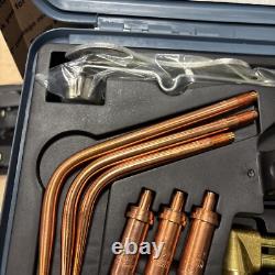 Oxy Acetylene Torch Kit 2 Hose, Regulator Gauges, Cutting Tip, 3 Welding Tip