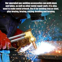 Oxy Acetylene Torch Kit Gas Cutting Torch Kit withHeating Tip Twin Gas Hose Glasse