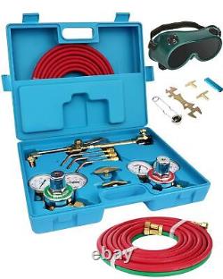 Oxy Acetylene Torch Kit Oxygen Cutting Kits Welding Torch Set Portable Profes