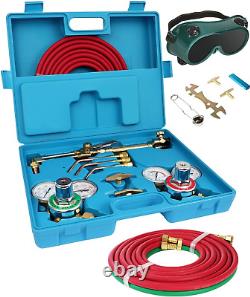 Oxy Acetylene Torch Kit Oxygen Cutting Kits Welding Torch Set Portable Professio