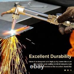 Oxy Acetylene Torch Kit, Portable Acetylene Welding Cutting Torch Kit, Medium