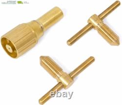 Oxy Acetylene Welding Cutting Torch Brazing with 3 Nozzle 15' Ft Hose Gauge Reg