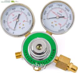 Oxy Acetylene Welding Cutting Torch Brazing with 3 Nozzle 15' Ft Hose Gauge Reg
