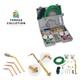 Oxy Acetylene Welding Cutting Torch Brazing with 3 Nozzle 15' ft Hose Gauge R