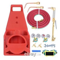 Oxy Acetylene Welding Cutting Torch Kit Medium Duty Gas Outfit Tote without Tank