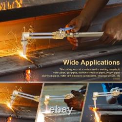 Oxy Acetylene Welding Cutting Torch Kit Medium Duty Gas Outfit Tote without Tank