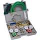 Oxy Acetylene Welding Cutting Torch Set with 3 Nozzles 15 ft Hose Gauge Regul