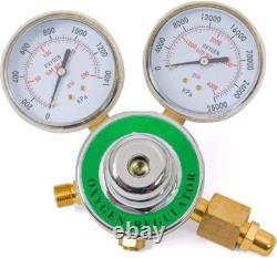 Oxy Acetylene Welding Cutting Torch Set with 3 Nozzles 15 ft Hose Gauge Regul