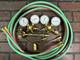 Oxygen Acetylene Cutting Welding Torch w Gas Mixer Tips and Hose Kit NRP