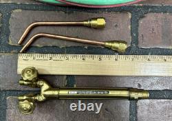 Oxygen Acetylene Cutting Welding Torch w Gas Mixer Tips and Hose Kit NRP