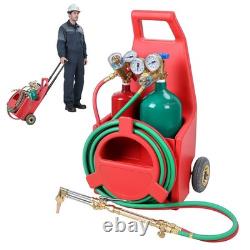 Oxygen Acetylene Gas Cutting Torch Regulator Welding Kit withTwin Hose