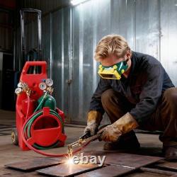 Oxygen Acetylene Gas Cutting Torch Regulator Welding Kit withTwin Hose