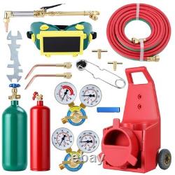 Oxygen Acetylene Gas Cutting Torch Regulator Welding Kit withTwin Hose