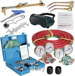 Oxygen Acetylene Oxygen Torch Brazing Kit Gas Welding Cutting Kit