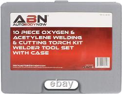 Oxygen & Acetylene Torch Kit 10 Pc Welding Kit Metal Cutting Torch Kit, Portab