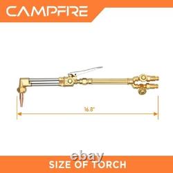 Oxygen Acetylene Torch Kit, 12 Pcs Welding Cutting Torch Kit With Check Valve