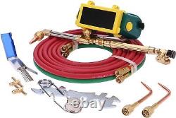 Oxygen Acetylene Torch Kit Complete Welding & Cutting Tools with Gauge