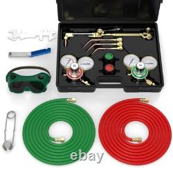 Oxygen & Acetylene Torch Kit, Gas Cutting Welding Torch Set Welder Tools with