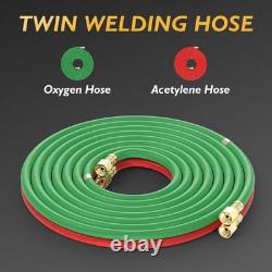 Oxygen & Acetylene Torch Kit, Gas Cutting Welding Torch Set Welder Tools with
