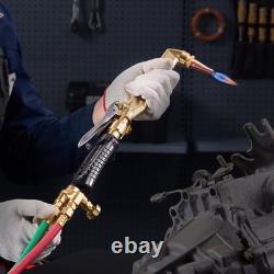 Oxygen Acetylene Torch Kit, Gas Welding Cutting Torch Kit, 12PCS Oxy Acetylene B