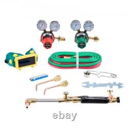 Oxygen Acetylene Torch Kit, Gas Welding Cutting Torch Kit, 12PCS Oxy Acetylene B