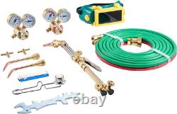 Oxygen Acetylene Torch Kit, Gas Welding Cutting Torch Kit, 14PCS Portable