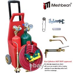 Oxygen Acetylene Torch Kit Oxy Gas Welding Cutting Brazing Set Portable Welder