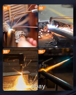 Oxygen Acetylene Torch Kit Oxy Gas Welding Cutting Brazing Set Portable Welder T