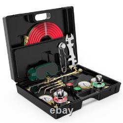 Oxygen & Acetylene Torch Kit, Welding Cutting Torch Kit, Gas Cutting Torch wi
