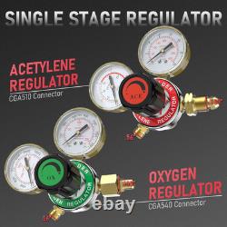 Oxygen & Acetylene Torch Kit, Welding Cutting Torch Kit, Gas Cutting Torch with