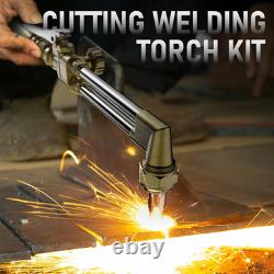 Oxygen & Acetylene Torch Kit, Welding Cutting Torch Kit, Gas Cutting Torch with