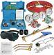 Oxygen Gas Cutting Torch Welding Kit Oxy Brazing Welder Tool Set with Two Hoses