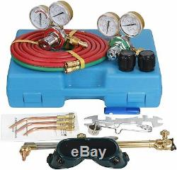 Oxygen Gas Cutting Torch Welding Kit Oxy Brazing Welder Tool Set with Two Hoses