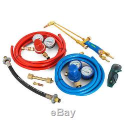 Oxygen Propane Gas Welding Cutting KIT Professional Torch Tote RELIABLE SELLER