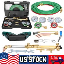 Oxygen and Acetylene Gas Torch and Welding Kit, Heavy Duty Cutting Torch Kit