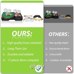 Oxygen and Acetylene Gas Torch and Welding Kit, Heavy Duty Cutting Torch Kit
