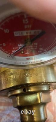Oxygen and Acetylene Regulator Welding Cutting Torch Gas Gauges Pair Fits Victor