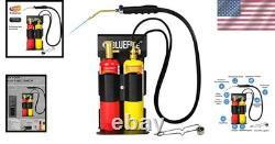 Oxypropane Welding Gas Cutting Torch Kit with Lighter & Cylinder Rack