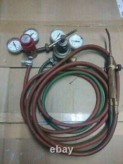 PUROX Model W-200 Cutting Welding Brazing Torch Nozzle Hose and 2 Dual Veriflow