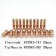 Plasma Electrode Tip 0.043'' 1.0mm for Lincoln PRO-CUT 25 55 80 Torch 40pcs