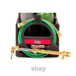 Port-A-Torch Kit with Oxygen and Acetylene Tanks for Cutting Welding and Brazing