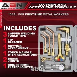 Portable ABN Oxy-Acetylene Cutting Torch Set 10 Essential Welding Tools