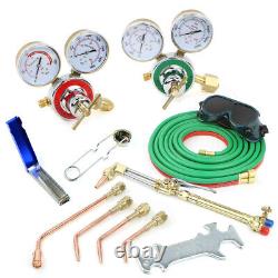 Portable Gas Gas Welding Cutting Torch Kit Oxy Acetylene Oxygen Victor Type Hose