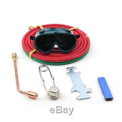 Portable Gas Welding & Cutting Kit Acetylene Oxygen Torch Set Regulator 3 Nozzle