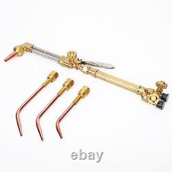 Portable Gas Welding Cutting Torch Kit Oxy Acetylene Oxygen Vict-or Type Hose